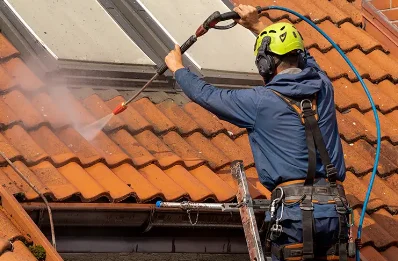 Démoussage et hydrofuge de toiture à Fleurac